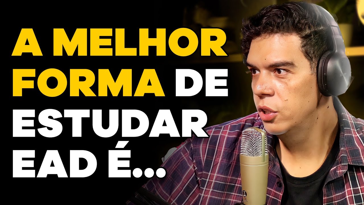 O MELHOR JEITO de estudar POR EAD (com Hansen, da Descomplica) | CORTES do MHM