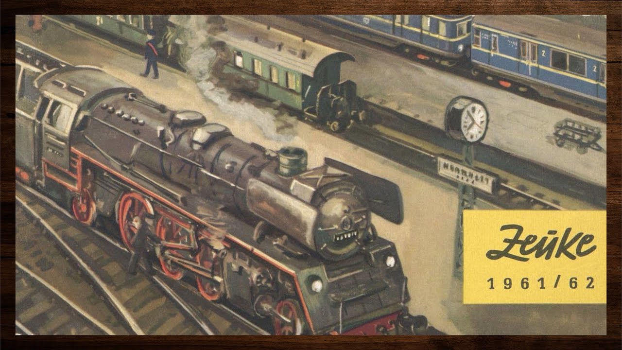 Zeuke TT Katalog 1961 – Modellbahn, BTTB, Berliner TT-Bahnen, DDR