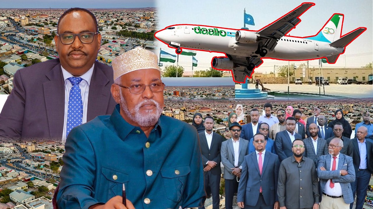 DEG DEG Diyaaradii Xildhibaanada Jubanad & Puntland oo Hawada lagaso celiyay Deni iyo Axmed Madoobe