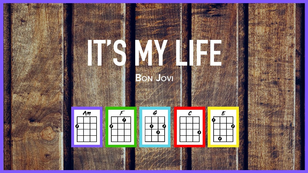 IT'S MY LIFE (Bon Jovi) - Ukulele Tutorial & Cover Play-Along