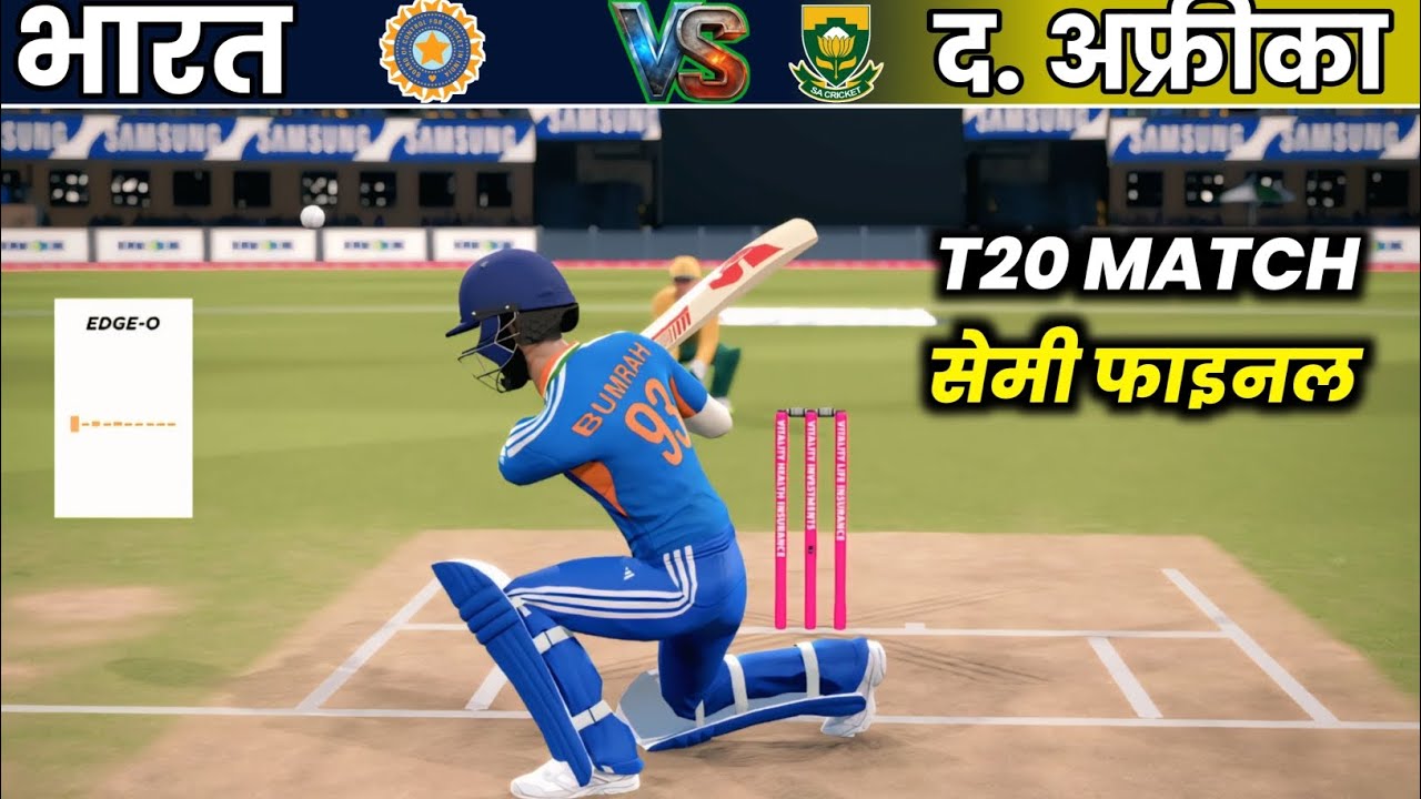 🔴india vs south africa T20 match game simulation video | ind vs sa wc match highlights gameplay