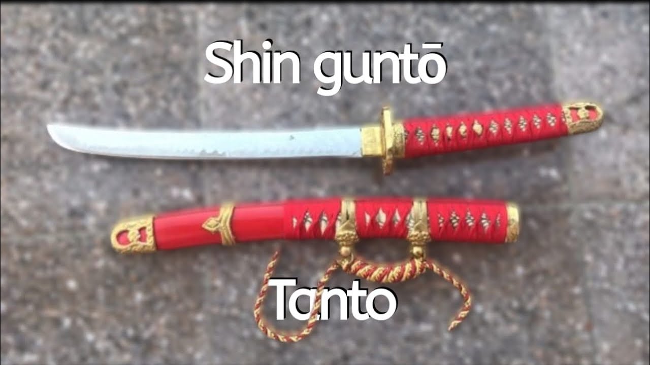 Shin guntō 新軍刀 Tanto Sword