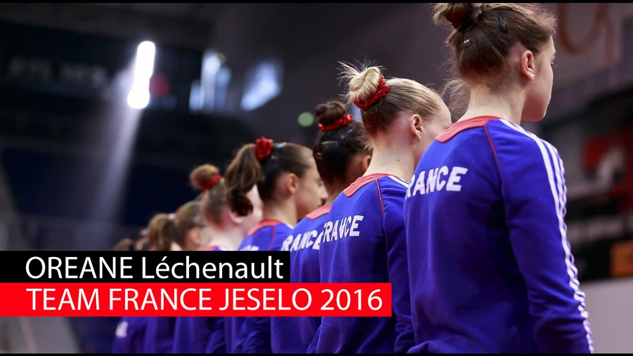 Oréane avec la team France à Jesolo !