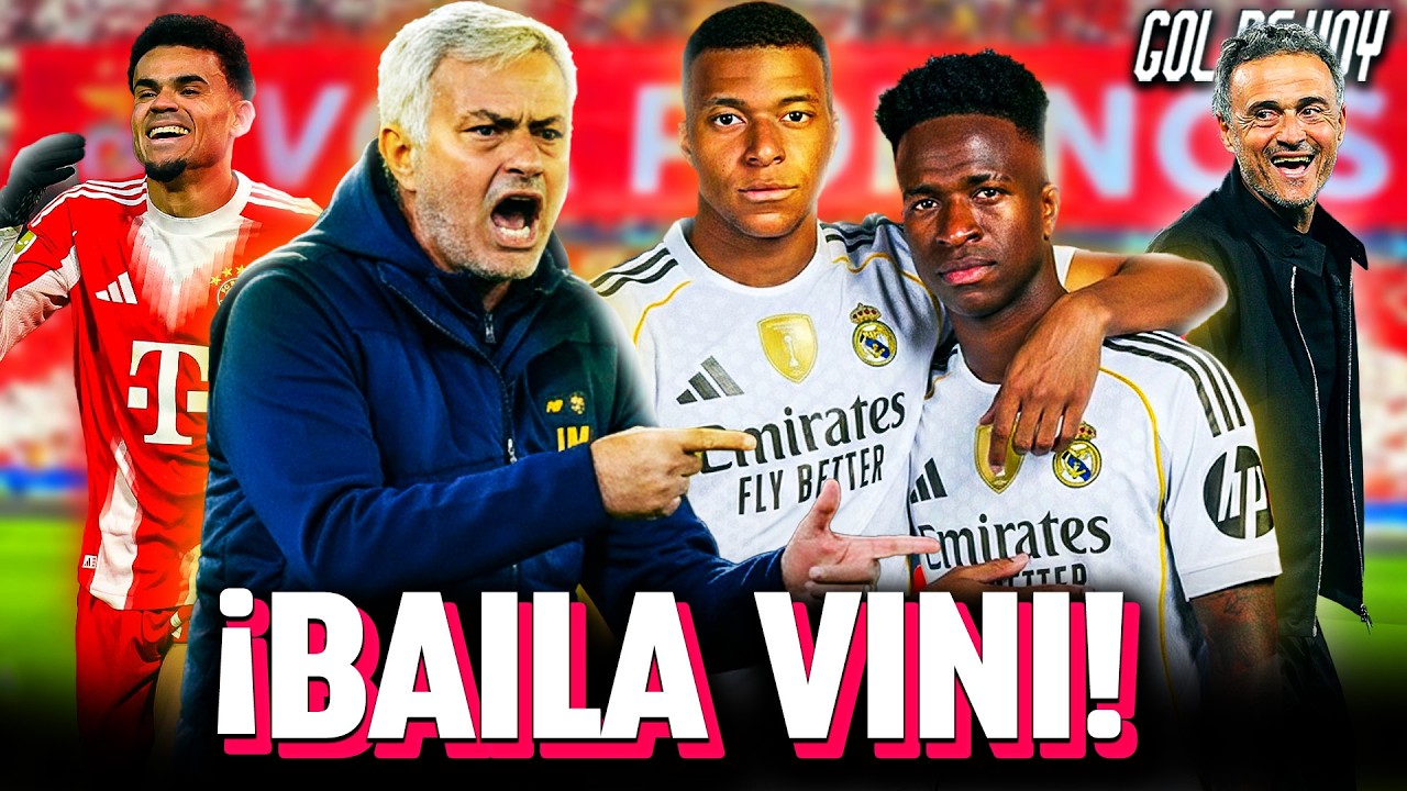 MOURINHO CULPA a VINICIUS y MBAPPÉ le RESPONDE | Luis Enrique confiesa | #goldehoy