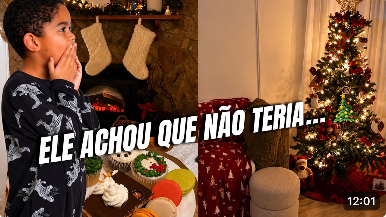 Meu filho achou que NÃO teria Natal… até acordar assim 🎄 | Nossa história após a mudança no Canadá