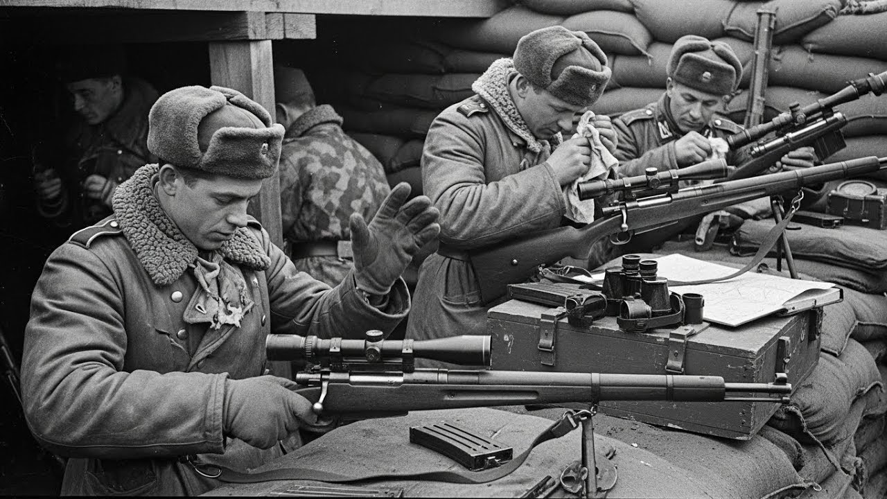 DE CE LUNETIȘTII SOVIETICI TRĂGEAU CU MĂNUȘI — IAR GERMANII ÎȘI PIERDEAU DEGETE LA -40°C