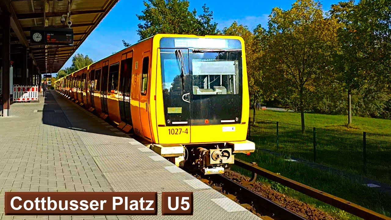 Cottbusser Platz U5 : Берлинский метрополитен ( BVG IK - F76 - H )