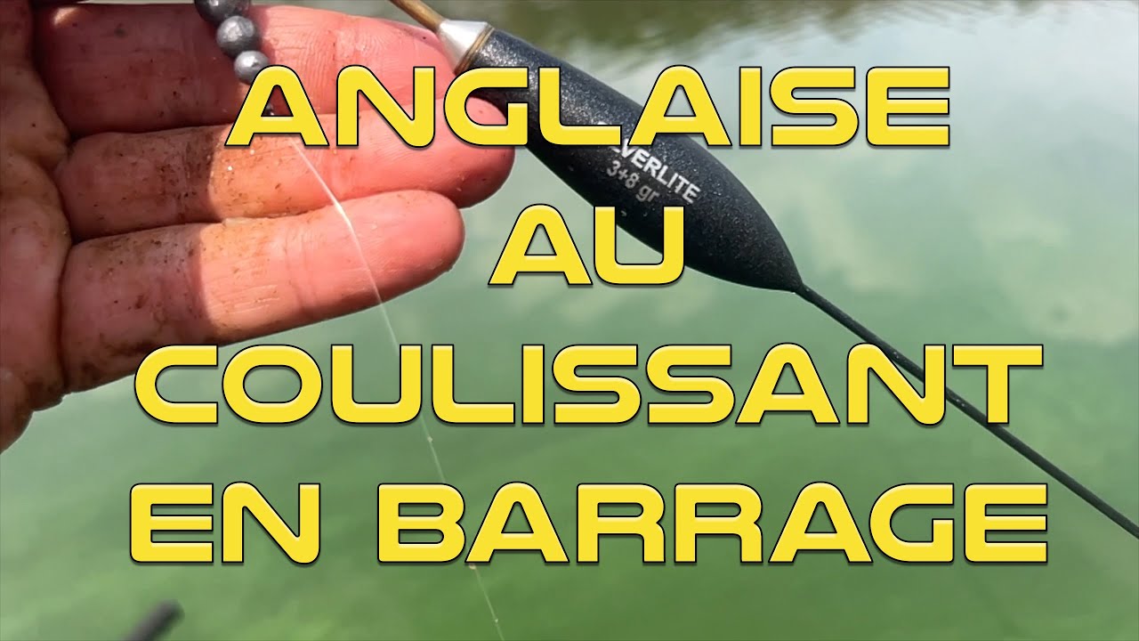 Pêche à l'anglaise au FLOTTEUR COULISSANT (SLIDER) en barrage #matchfishing #bream #pêche