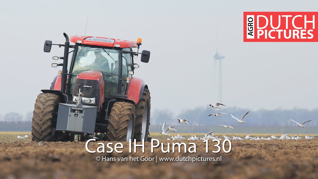 Case IH Puma 130 | Ploughing | Ploegen | Kverneland EG 100 | Biddinghuizen