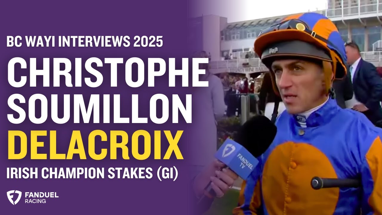 Christophe Soumillon Talks Delacroix at Leopardstown