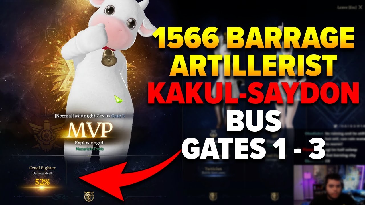 Lost Ark: 1566 Barrage Artillerist Kakul-Saydon Bus