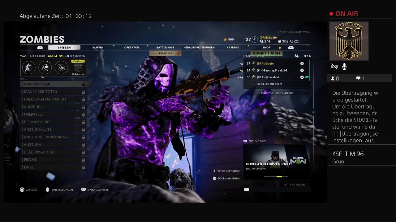 CoD Cold War Stream (German/Deutsch) Road to 100