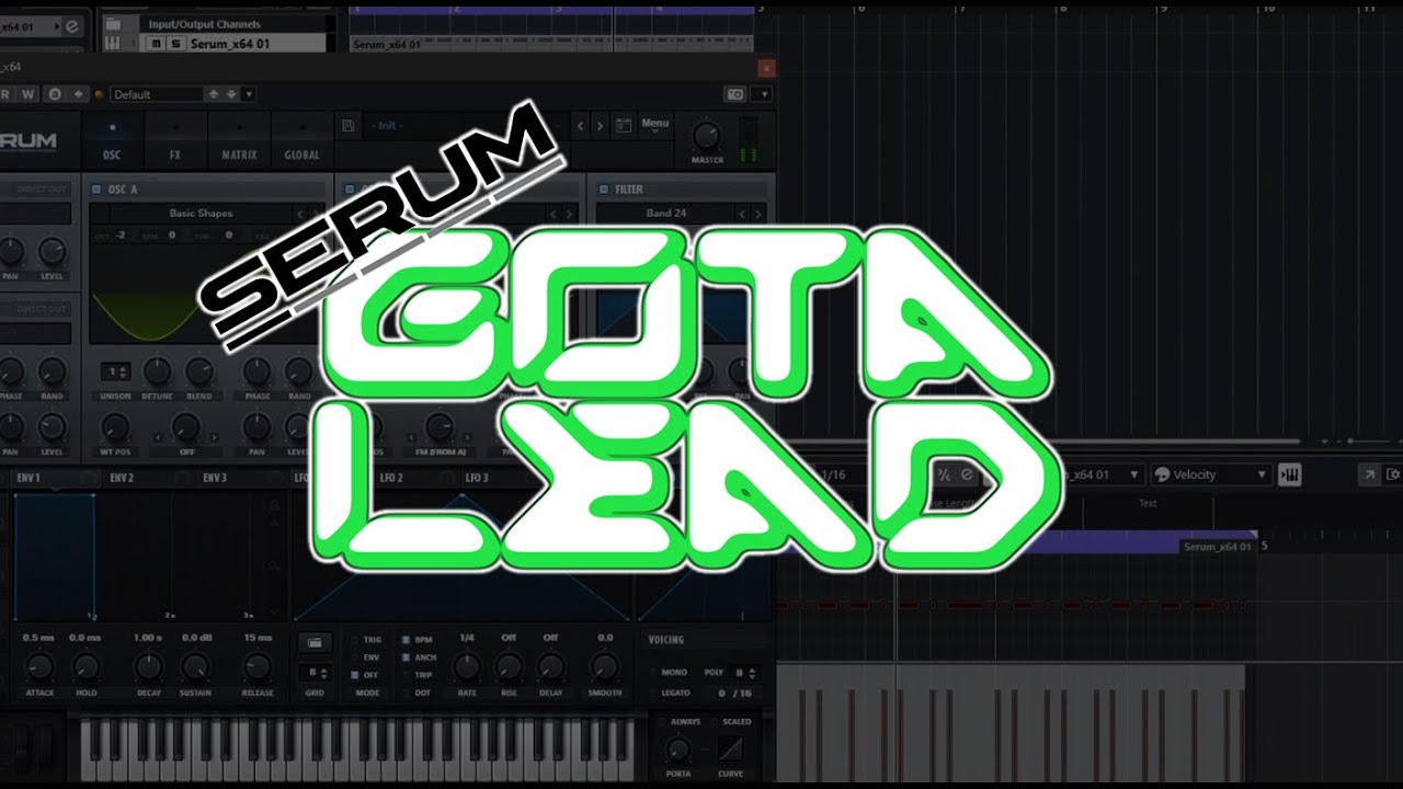 How to make Hitech Leads with Serum by Gotalien (Cubase)