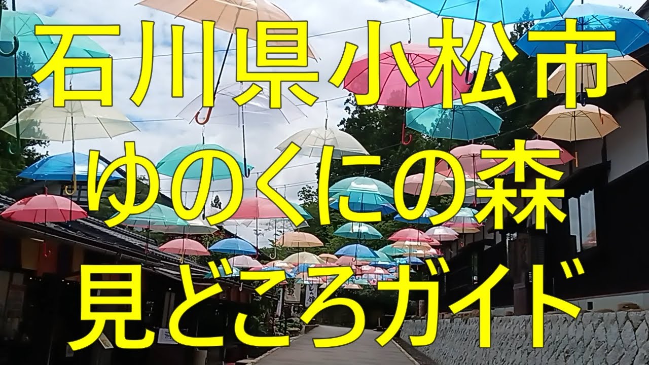 石川県小松市　ゆのくにの森　見どころガイド