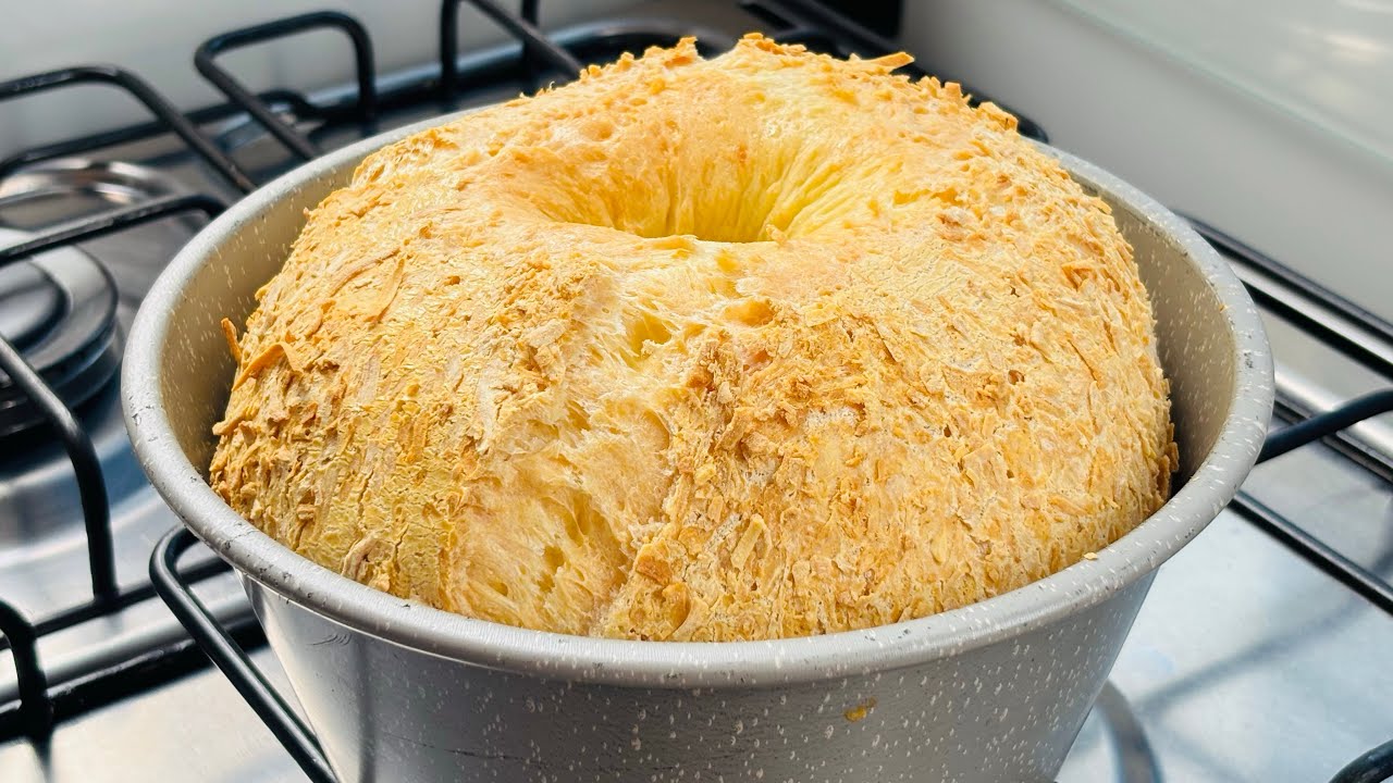 BOLO DE POLVILHO- NÃO MURCHA -SEM FERMENTO 