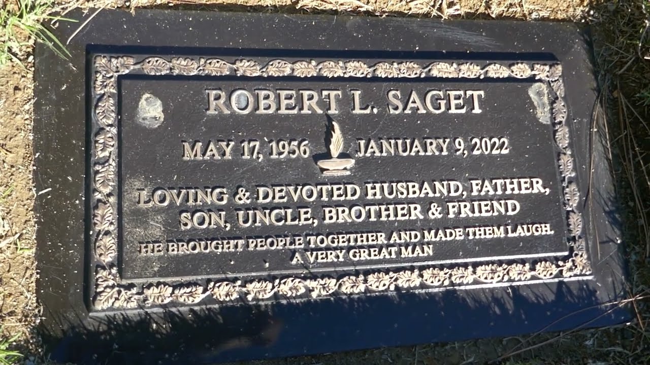 Comedian Bob Saget Grave at Mount Sinai Memorial Park Los Angeles California USA November 10, 2022