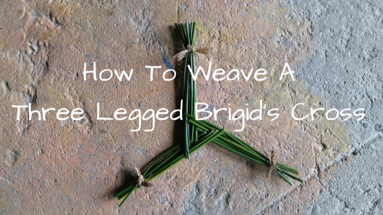 How To Weave A Three Legged Brigid's Cross