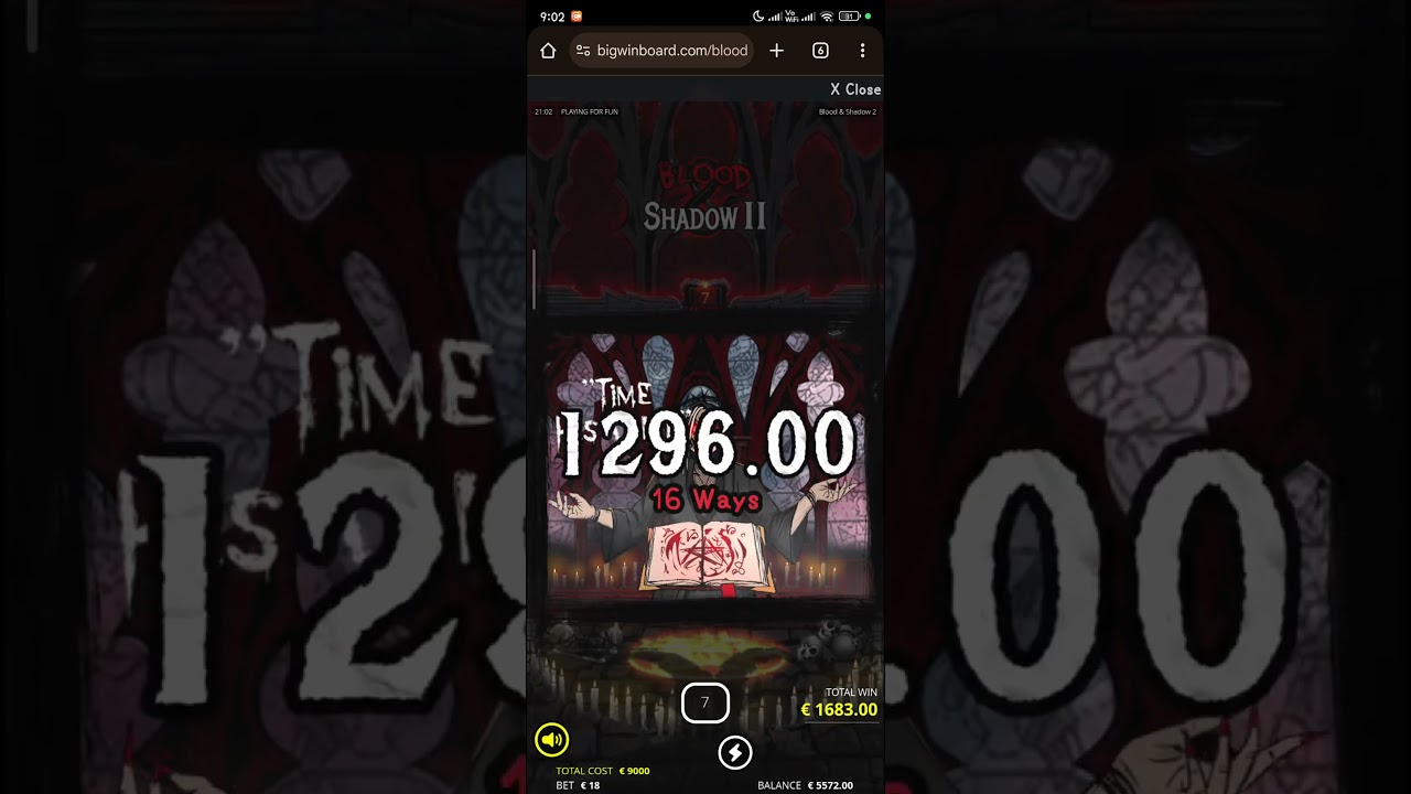 Blood Shadow II | NoLimit #slot #slotscasinogames #casino #maxwin #slot #slotmachine #slots
