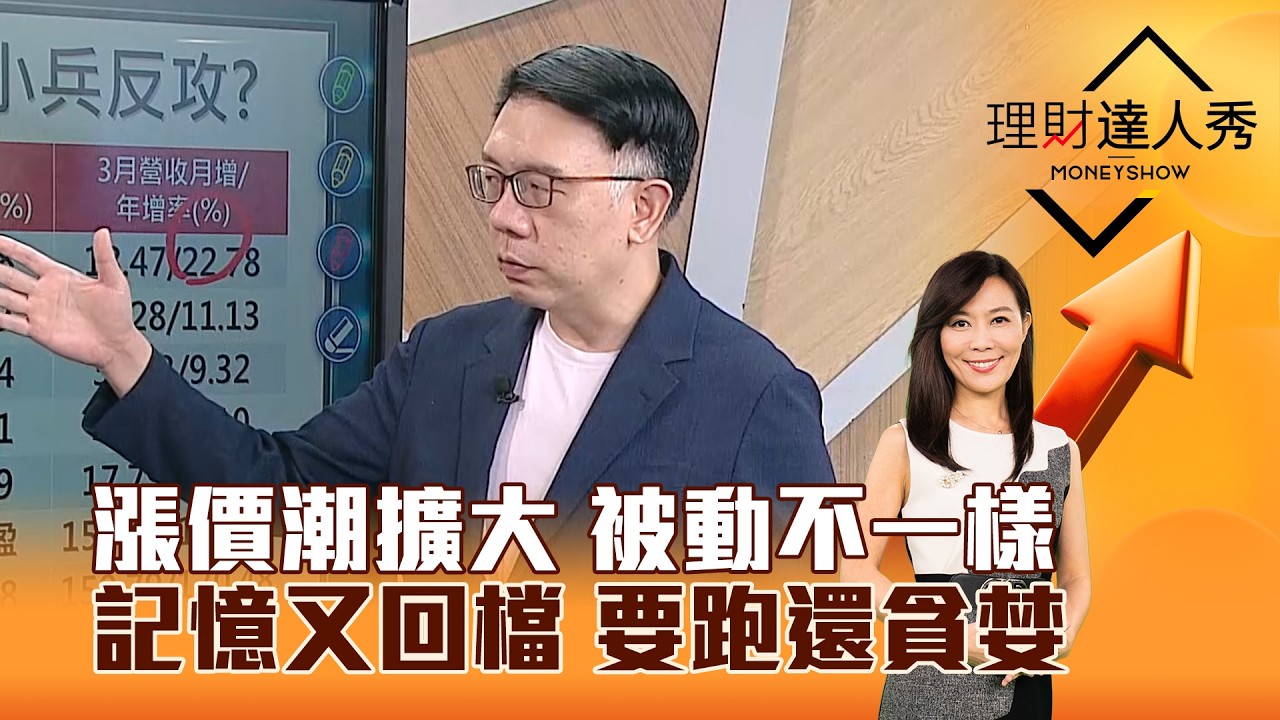 【理財達人秀】漲價潮擴大 被動不一樣 記憶又回檔 要跑還貪婪｜李兆華、林信富 2026.04.15 part2