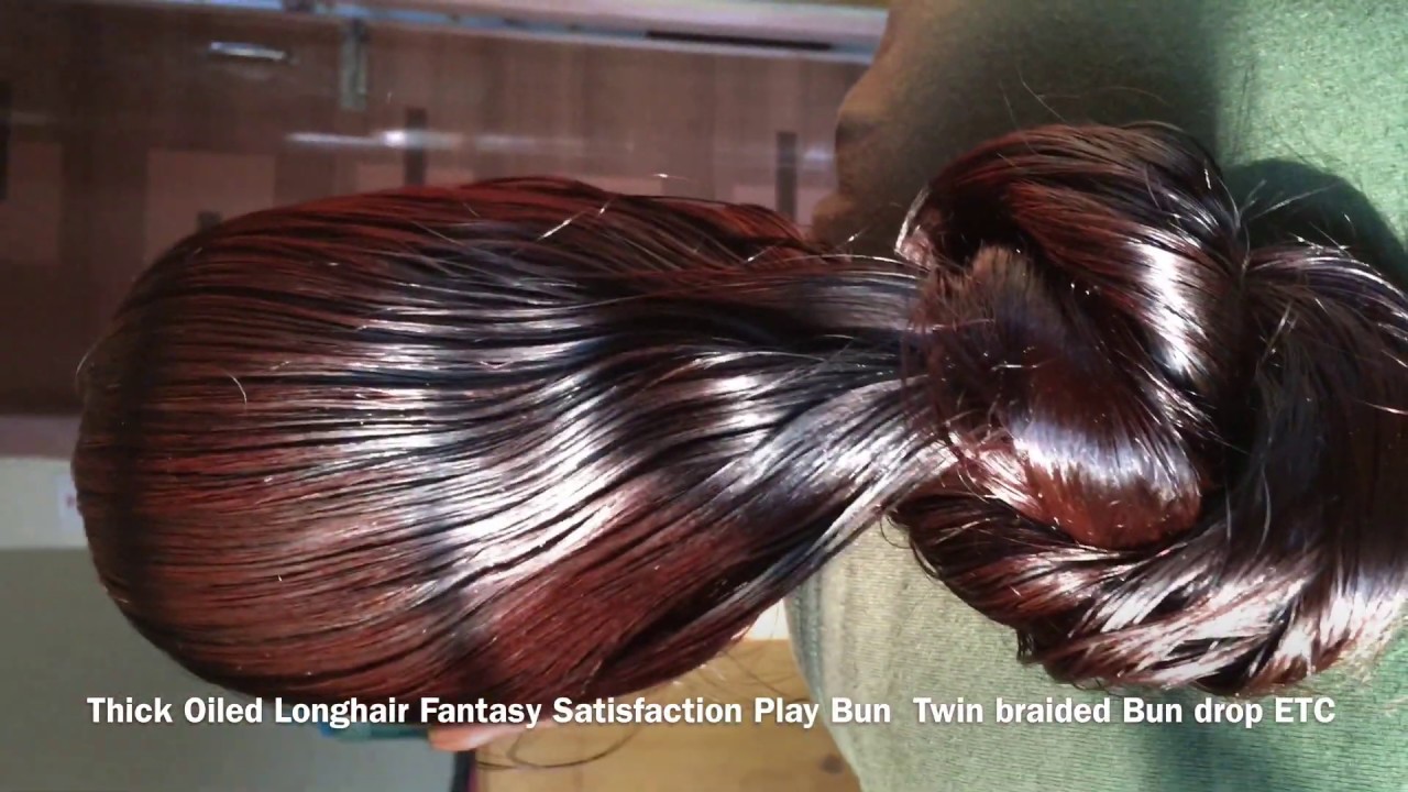 Beauty of Oiled Long Thick Hair In Sunlight
