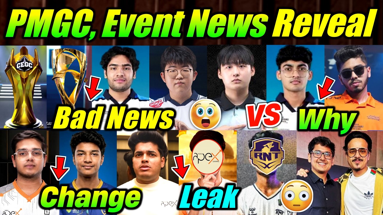 Tournament Details 🔥 Bad News 😨 TAG Leak, Changes 😳 Akop Reveal ! Teams Change, S8UL, News, Scam