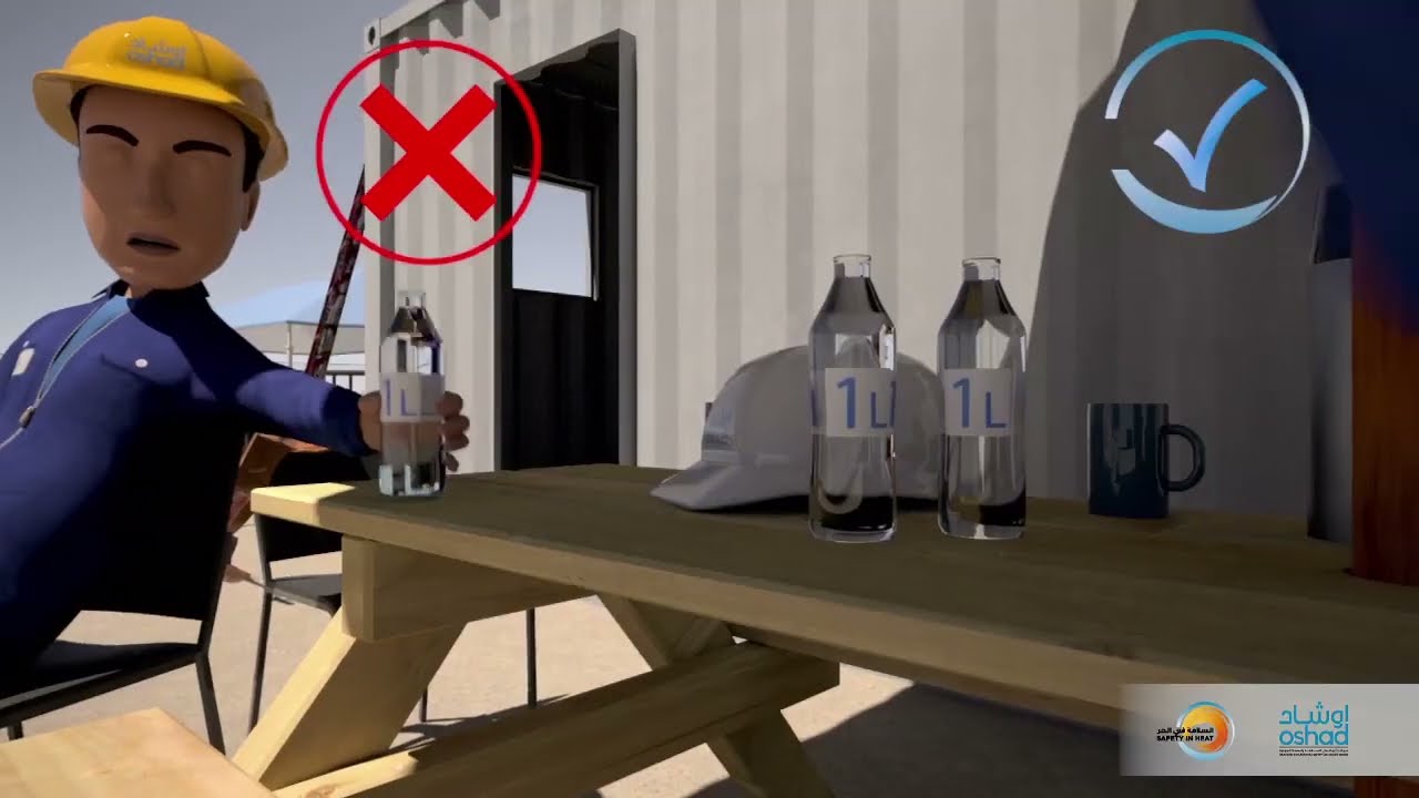 Summer Heat Safety Animation Video Latest 2022 #Shorts #health #Safety Culture