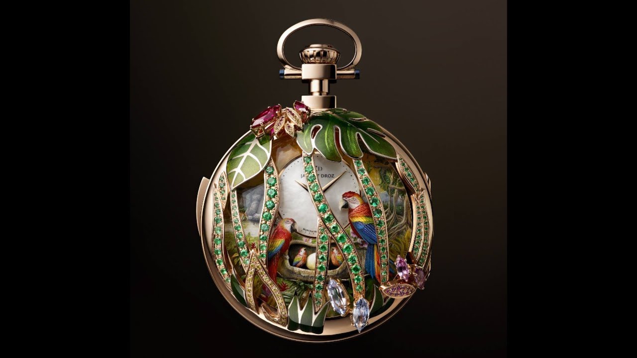 Baselworld 2018: Jaquet Droz Parrot Repeater Pocket Watch (One-of-a-Kind Watchmaking)