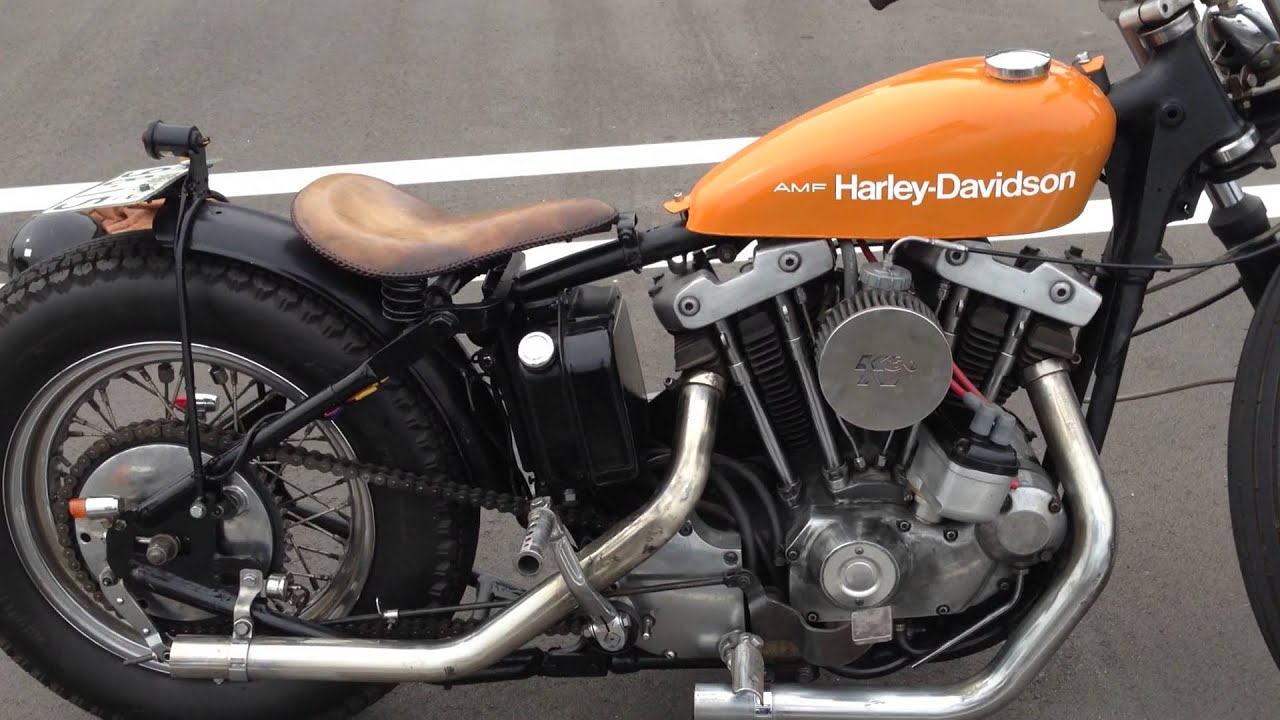 1977 XLCH1000 アイアン　エンジン始動