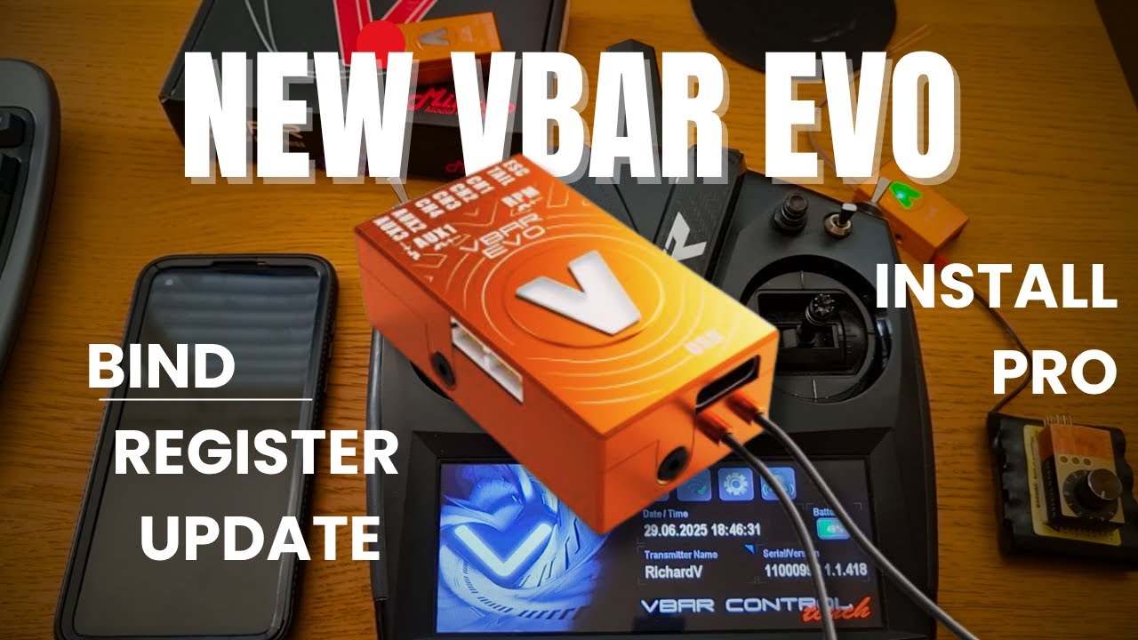 VBar EVO Bind, Register, Update and Install V8 Pro