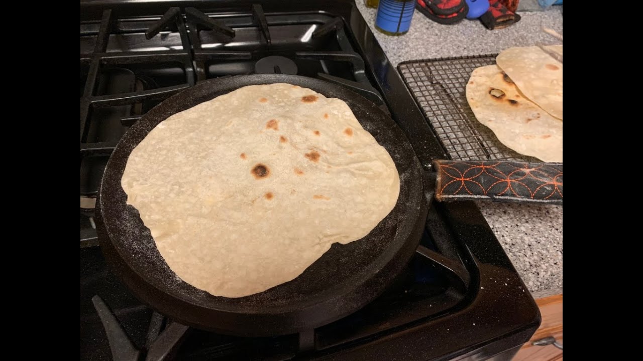 Easy Homemade Tortillas - Cast Iron cooking with the Iron Maiden