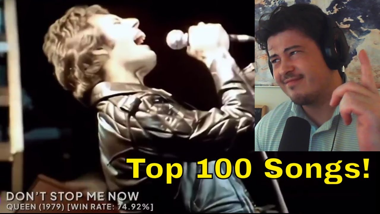 American Reacting to the Top 100 Most Recognizable Songs Ever!
