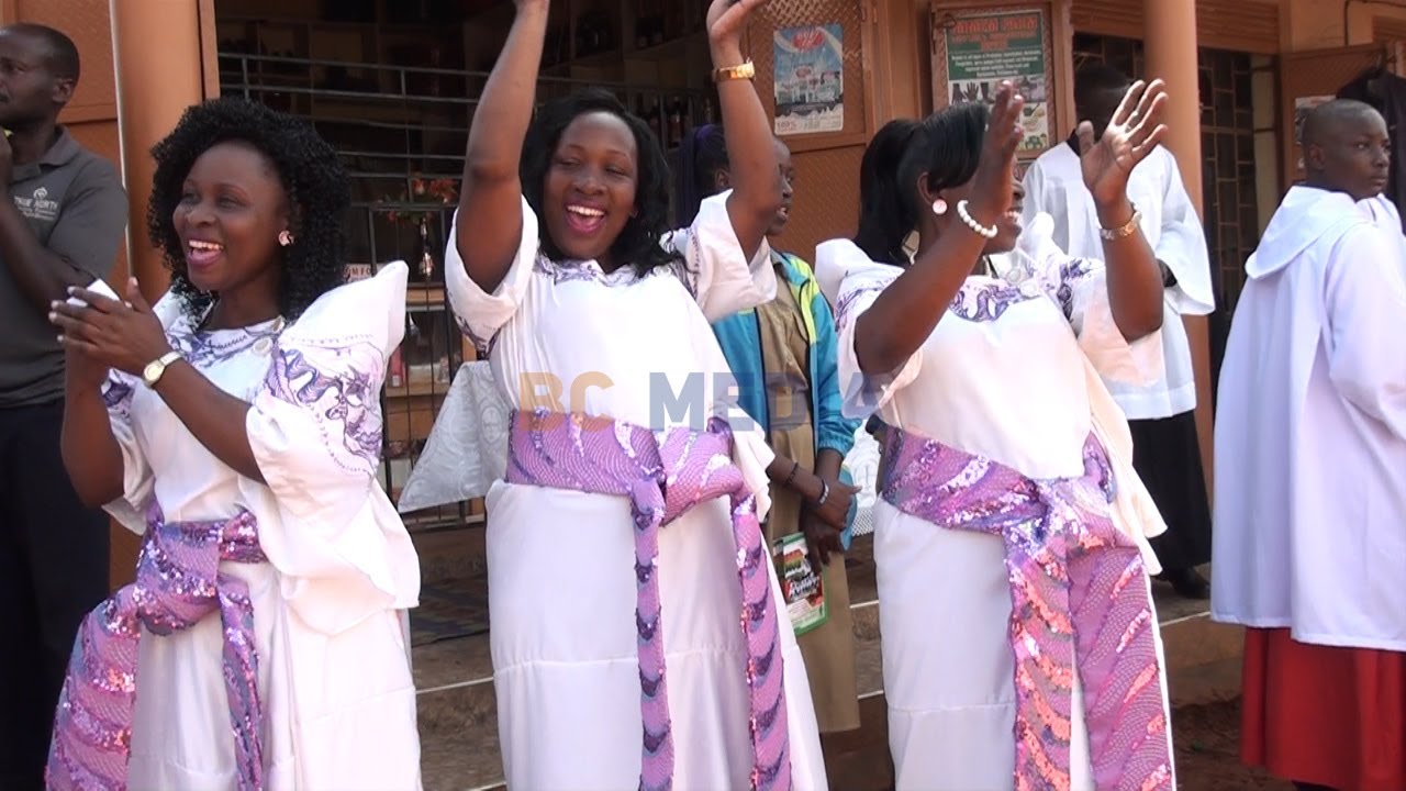 NEWLY ORDAINED PRIEST SIMOM PETER KABENGE FIRST MASS