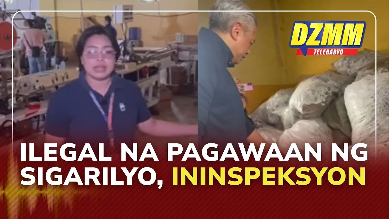 DILG, PNP inspect illegal cigarette factory in Pampanga | DZMM Teleradyo (05 February 2026)