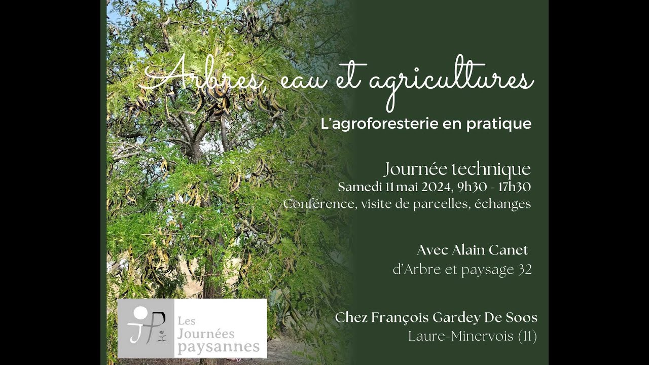 [Journ&eacute;e technique Mai24]  Arbres, eau et agriculture - L'agroforesterie en pratique
