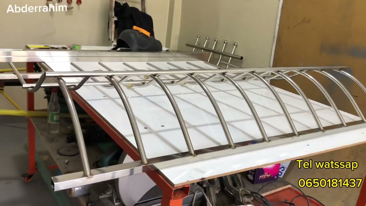 طريقة تركيب نافدة الانوكس37-14-18-50-06 How to install an inox window