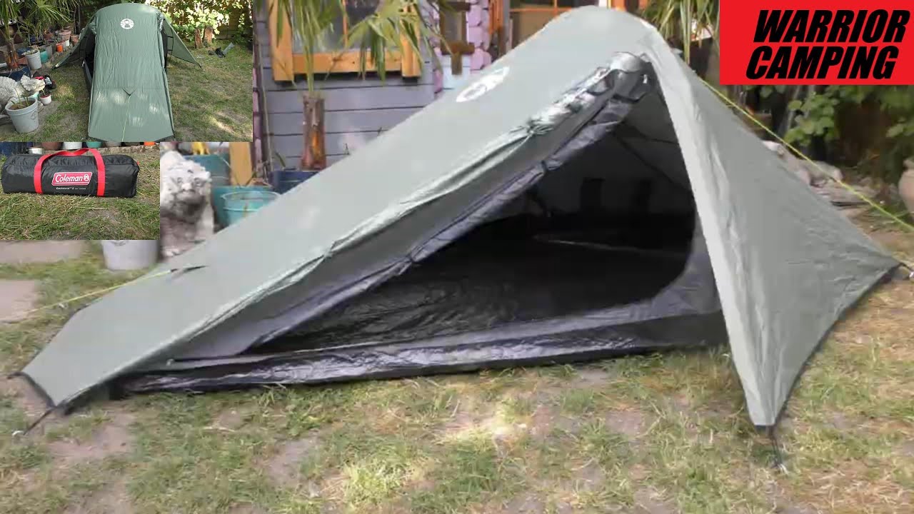 COLEMAN BEDROCK 2 TENT FROM CHARITY SHOP CAMPING HIKING BACKPACKING BUSHCRAFT BUDGET CAMPING CAMP UK