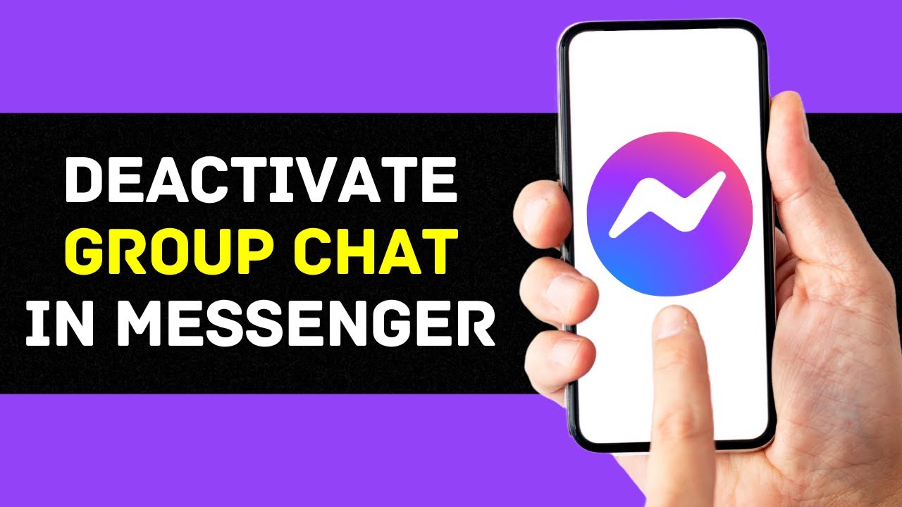How To Deactivate a Group Chat in Facebook Messenger (2024 GUIDE)