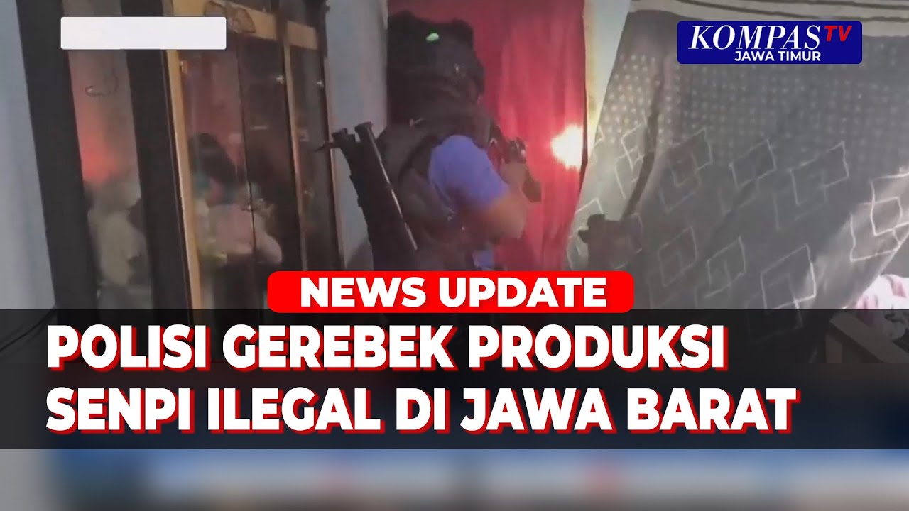 Detik-detik Polisi Gerebek Produsen Senjata Api Ilegal di Jawa Barat