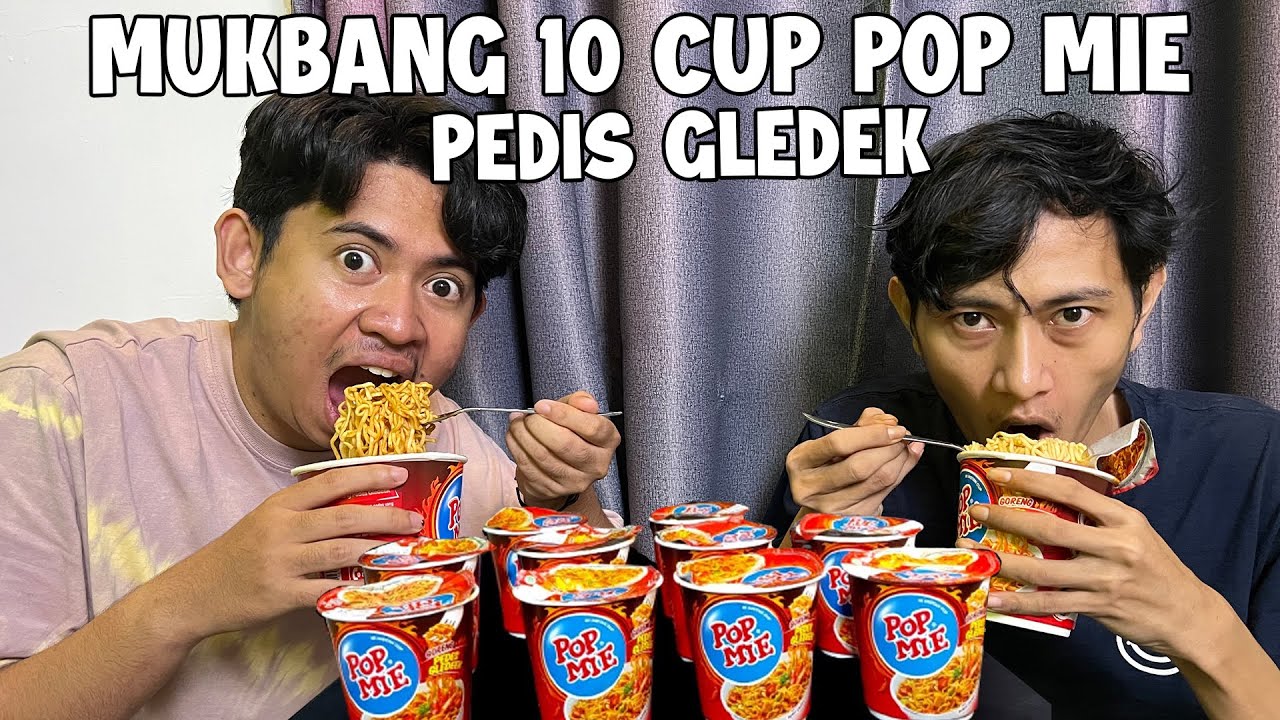 MULUT BENCANA TEBAKAR !!! POP MIE PEDES GLEDEK PEDESNYA GILAAAAA PAK...