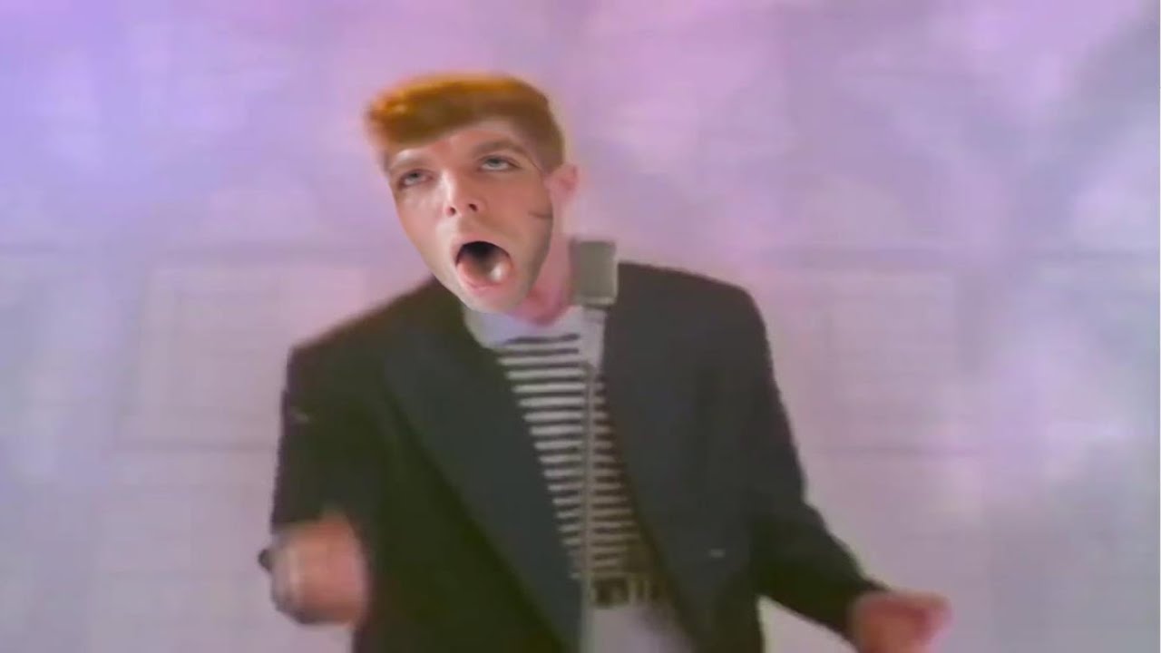 Onision spits at the camera and stuff (vocoded to Never Gonna Give You Up)
