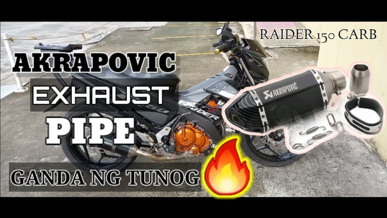 AKRAPOVIC PIPE🔥|INSTALLING TO RAIDER 150 & SOUND TEST 💯