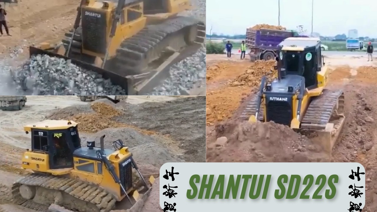 O trator SHANTUI SD22 é o MELHOR para trabalhos pesados?