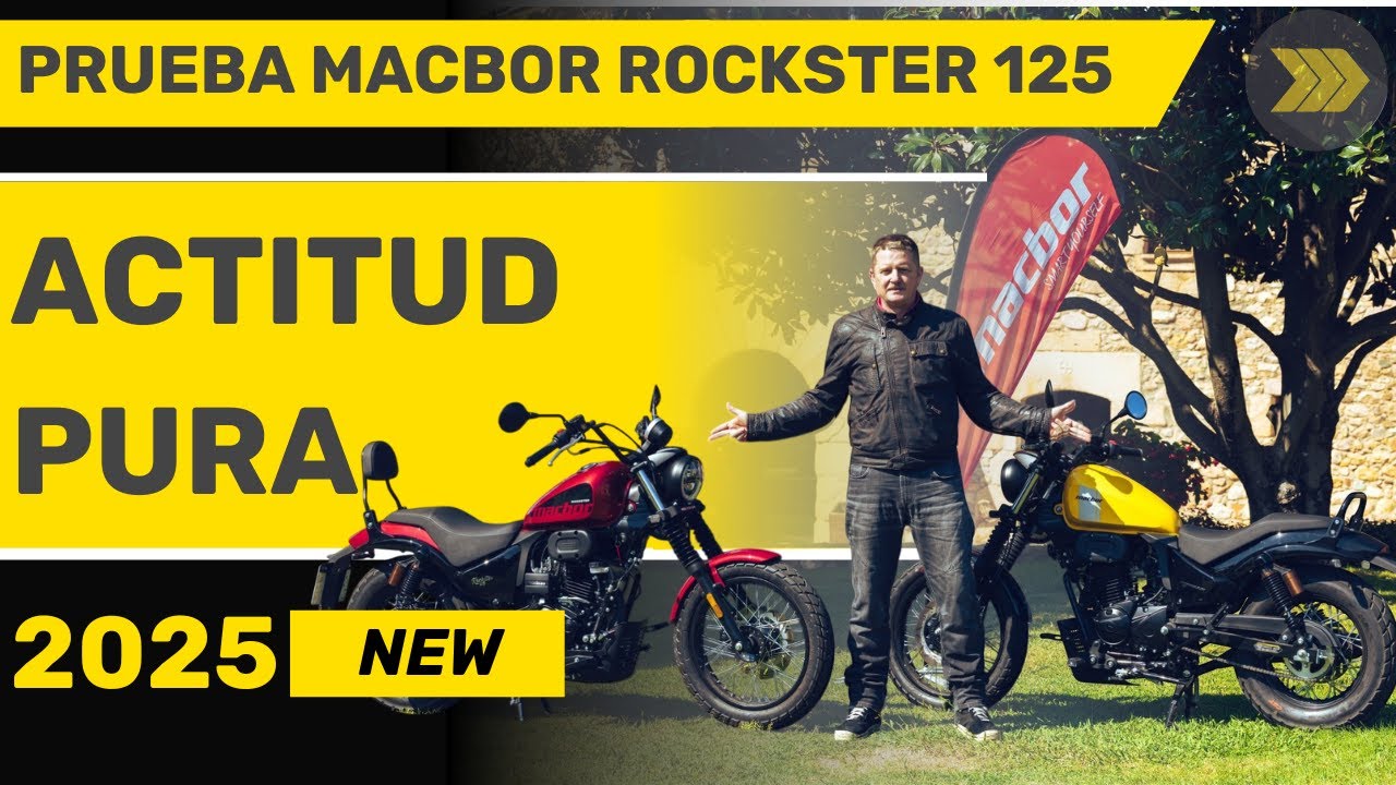 Prueba Macbor Rockster 125 EVO y Rockster Flat 125 Evo: ¡Pequeña, cañera y con mucho rock! 🎸