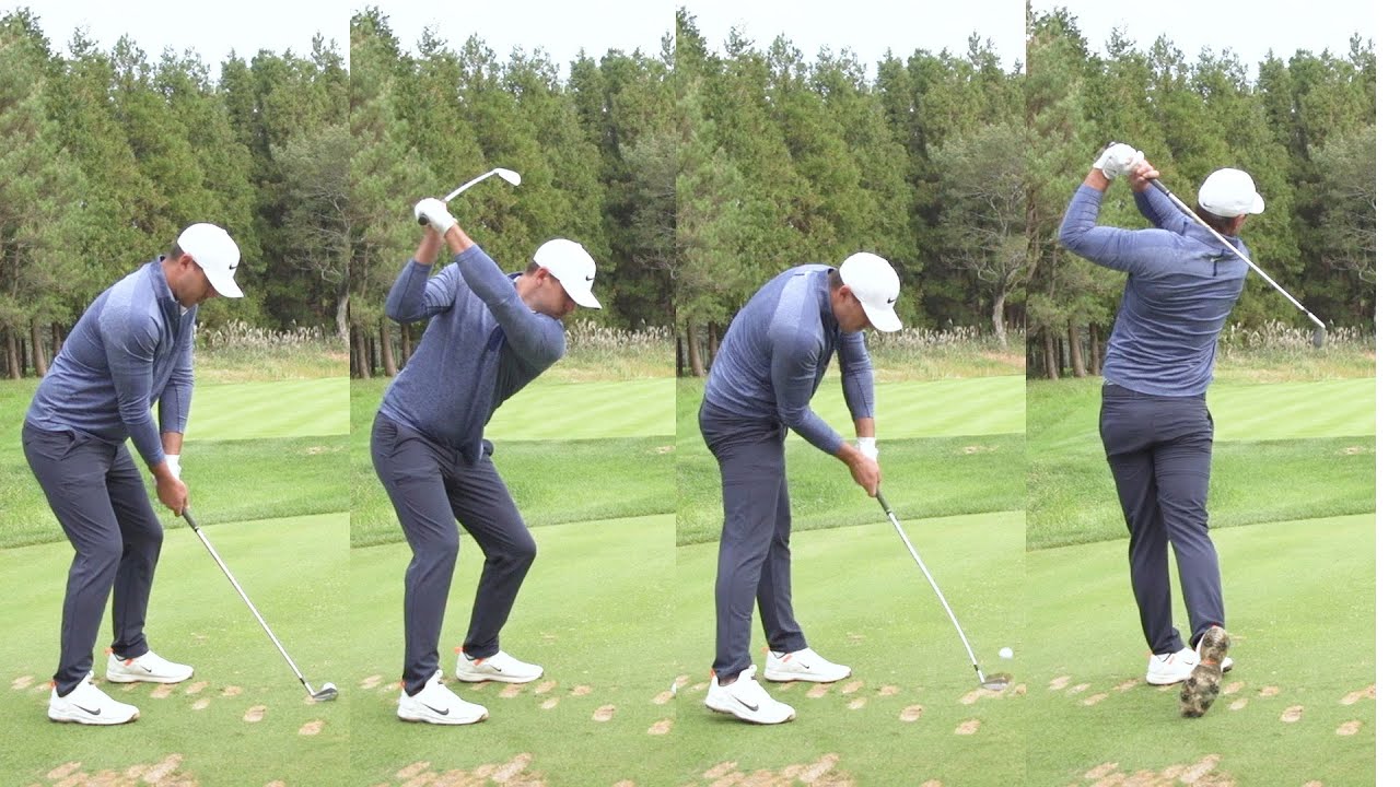 [골프스윙&슬로모션]세계랭킹 1위 브룩스 켑카(Brooks Koepka)의 아이언 샷과 드라이버 샷 슬로모션