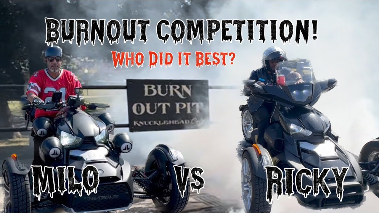 Can am Ryker Burnout Competition