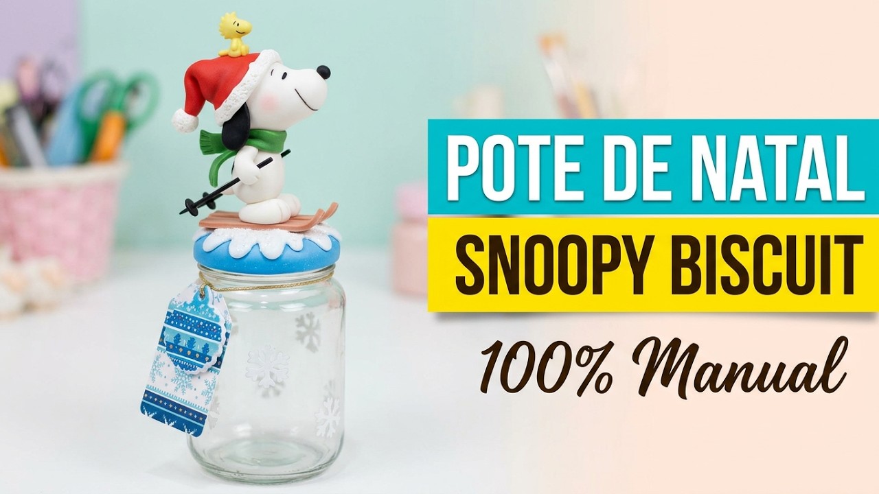 Especial de Natal -  Pote Snoopy de Natal LIVE