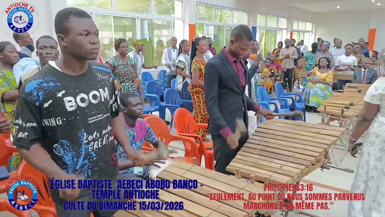 Culte du Dimanche 15/03/2026: prestation du groupe Balaphon.