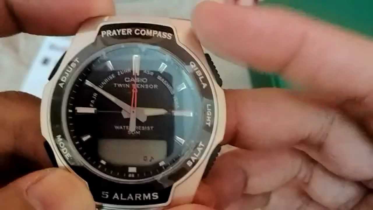 Jam Casio Kiblat - Setting Latitude dan Longitude