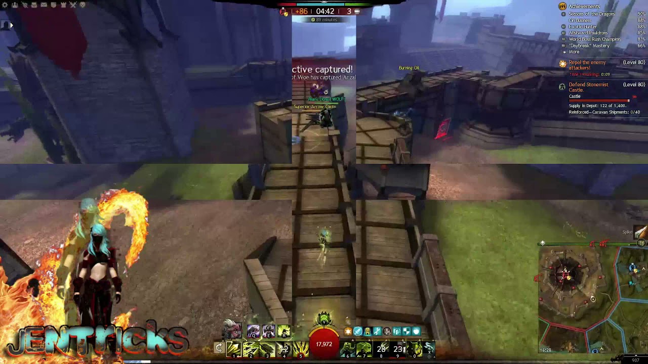 Guild Wars 2 - WvW Roaming: Soulbeast Longbow/Greatsword - One Shot Build