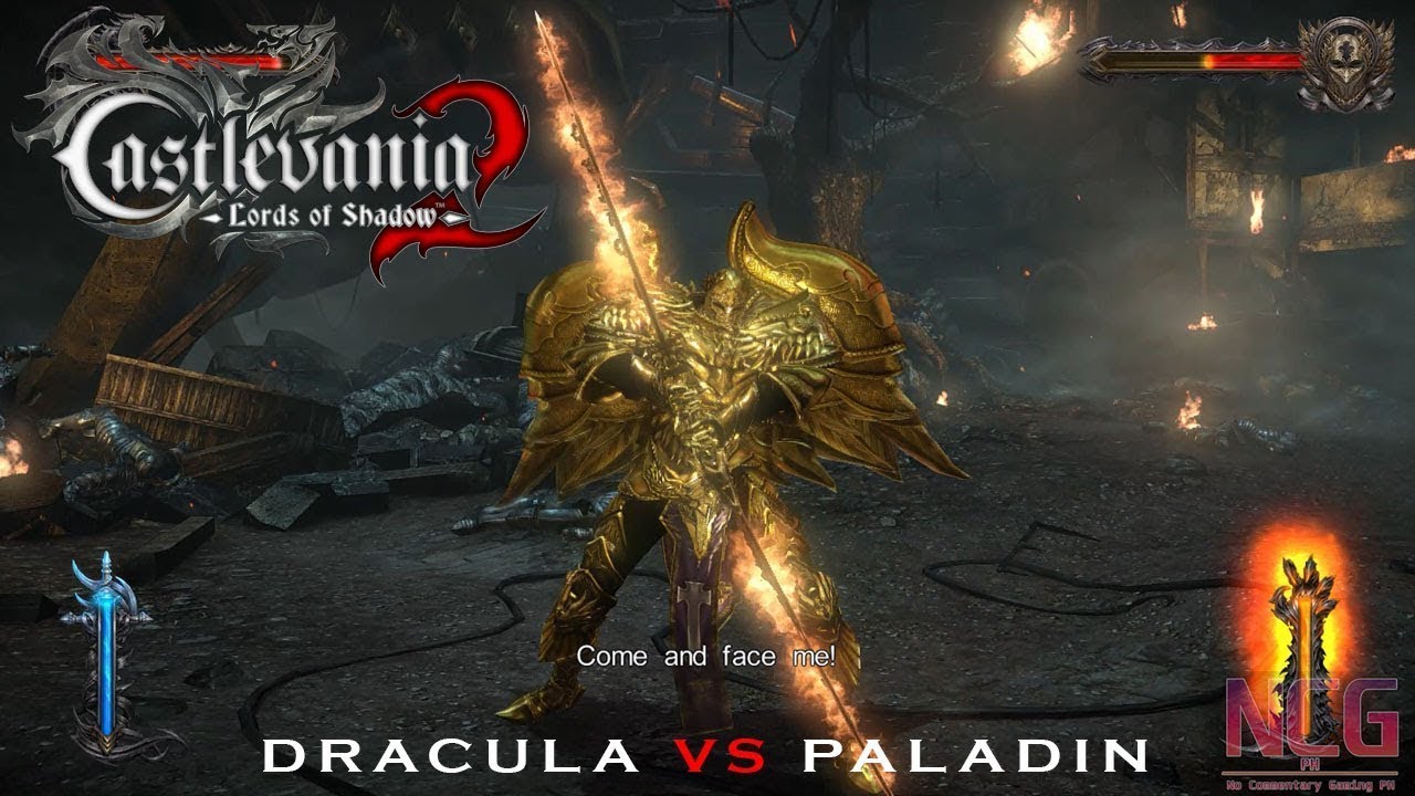 Dracula vs Golden Paladin Boss Fight & Nuke | Castlevania: Lords of Shadow 2 #gaming